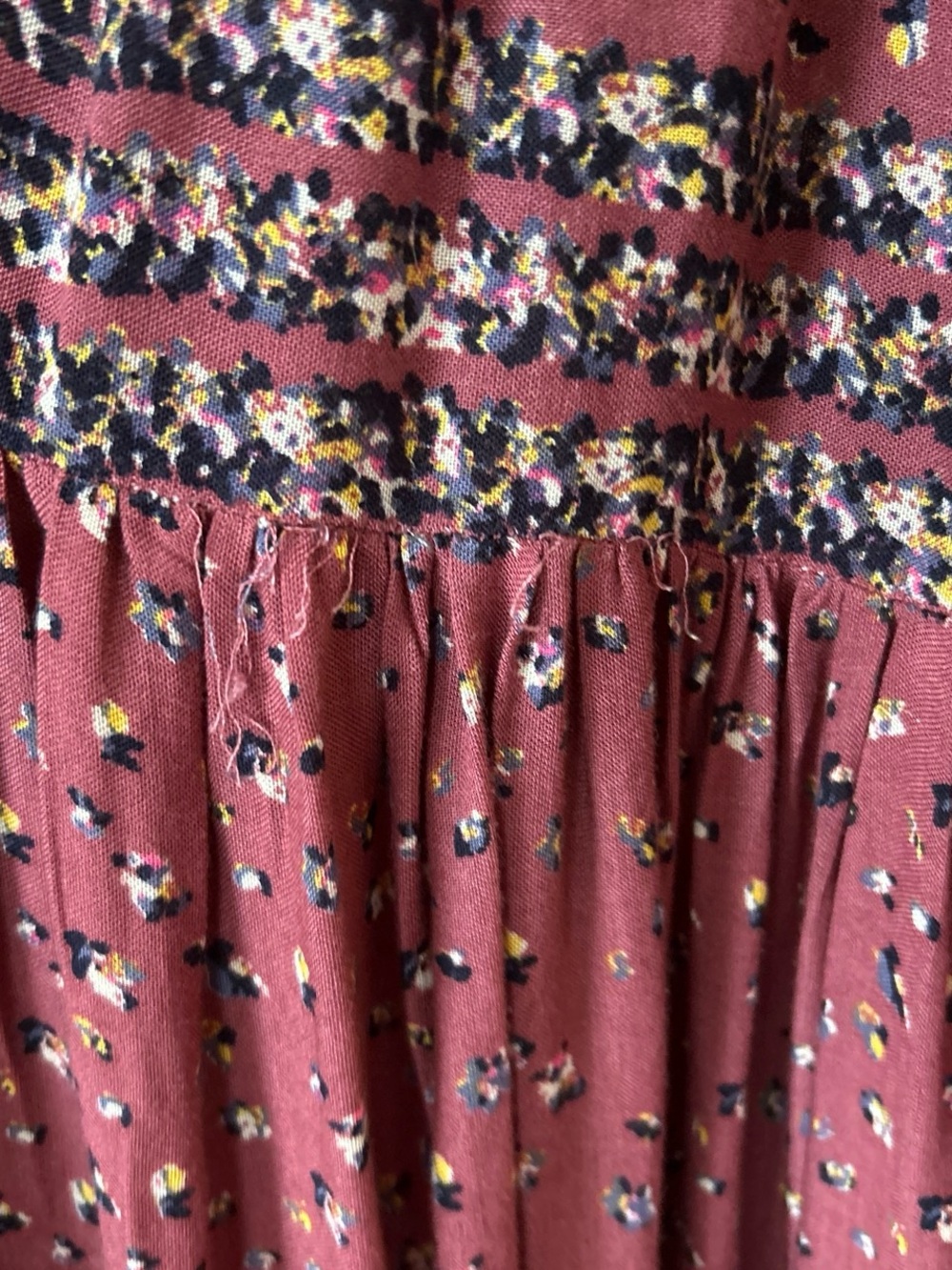 Free People Mauve Floral Maxi Dress - Picture 4 of 7